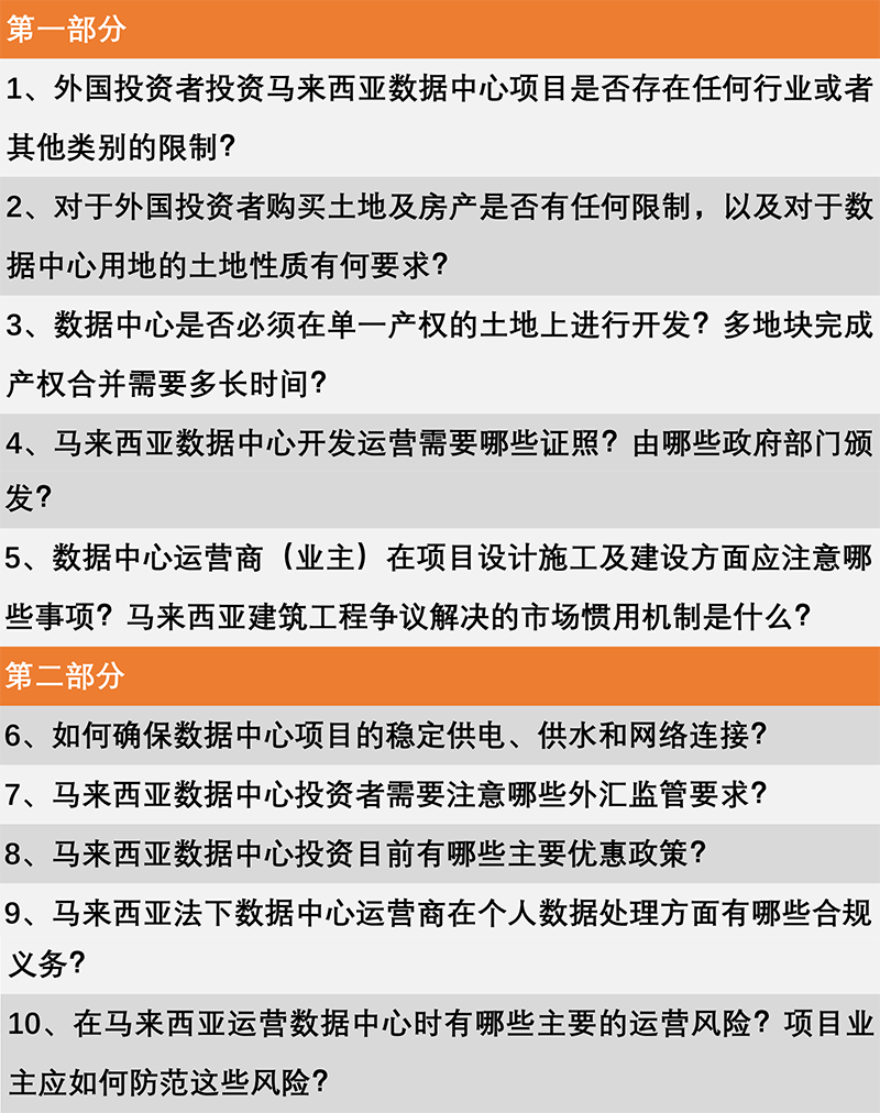 马来西亚数据中心投资十问十答（上） - Lexology