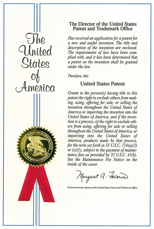 United states patent discount